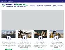 Tablet Screenshot of monarchgreen.com